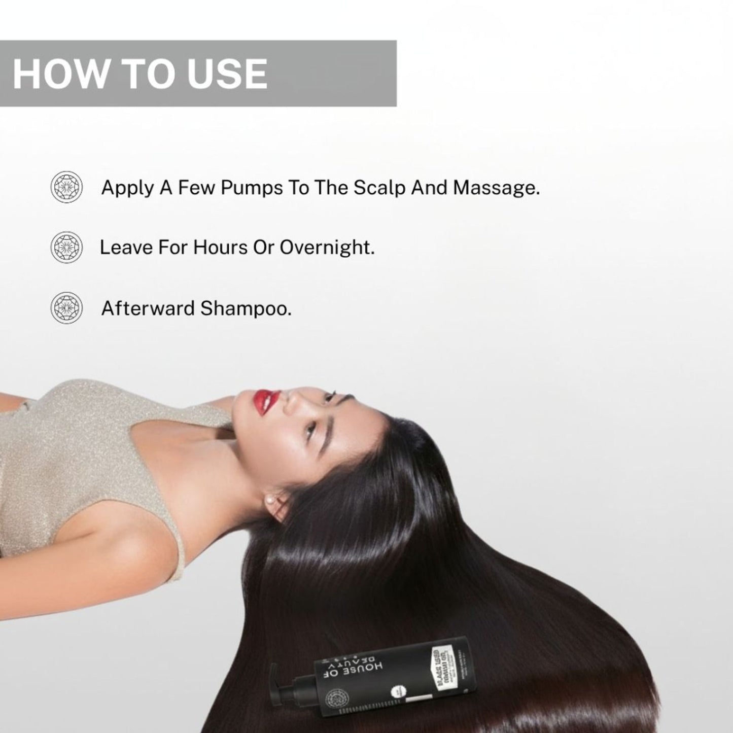House Of Beauty Black Seed Onion Hair Oil with Hibiscus