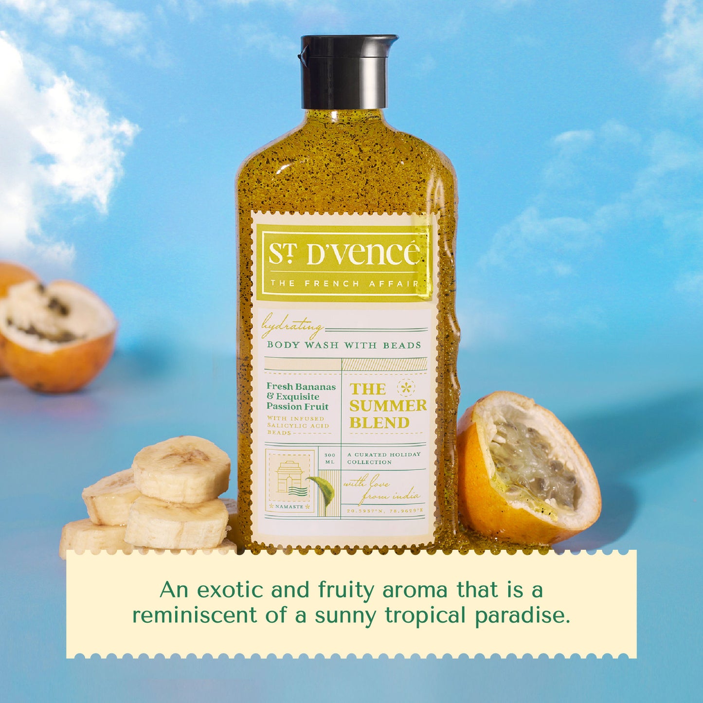 St. D'vencé The Summer Blend Body Wash With Salicylic Acid Beads