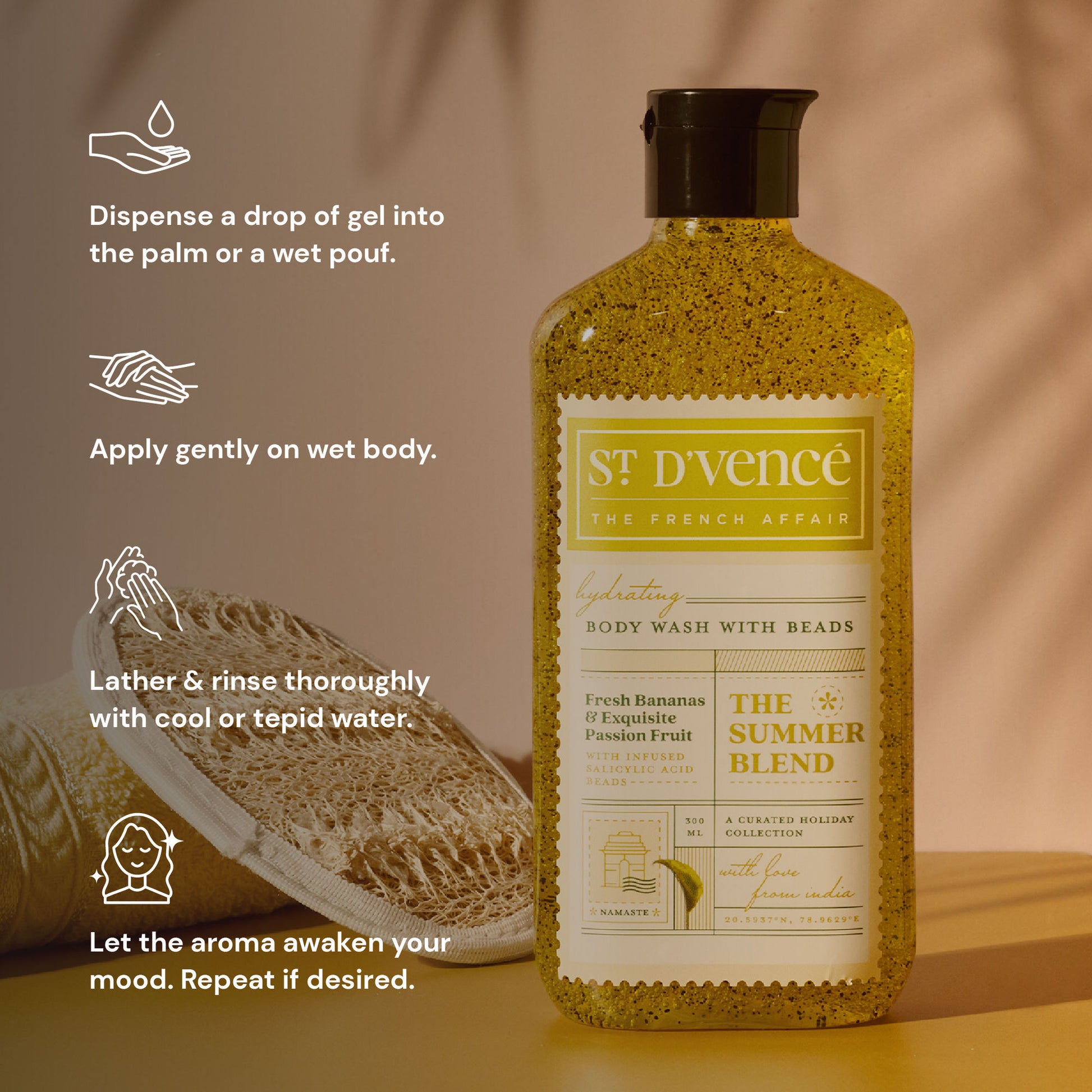 St. D'vencé The Summer Blend Body Wash With Salicylic Acid Beads