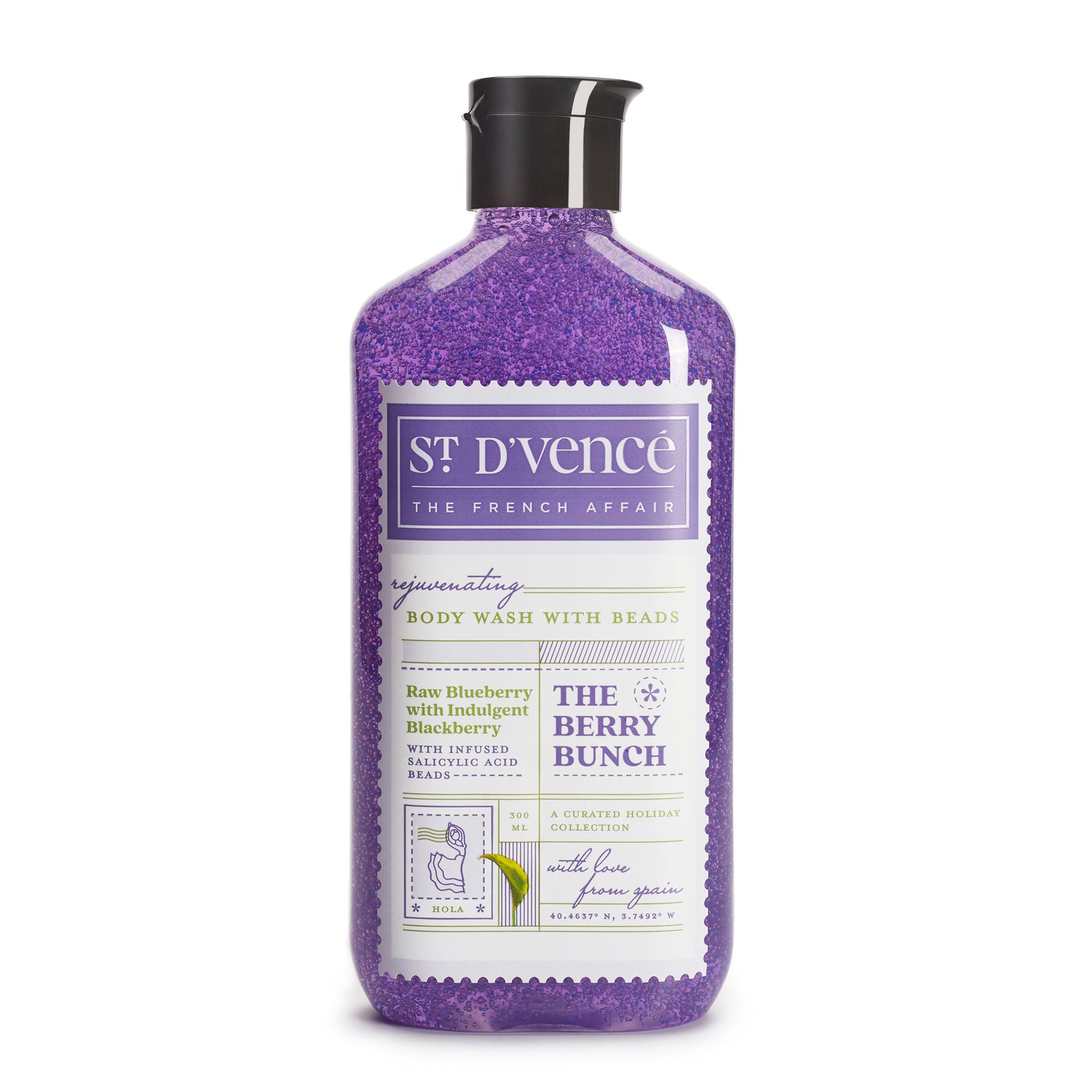 St. D'vencé The Berry Bunch Body Wash With Salicylic Acid Beads