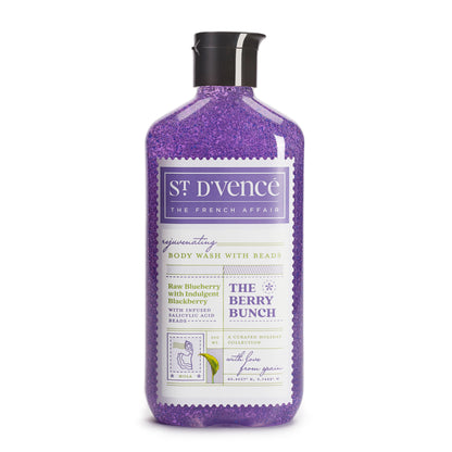 St. D'vencé The Berry Bunch Body Wash With Salicylic Acid Beads
