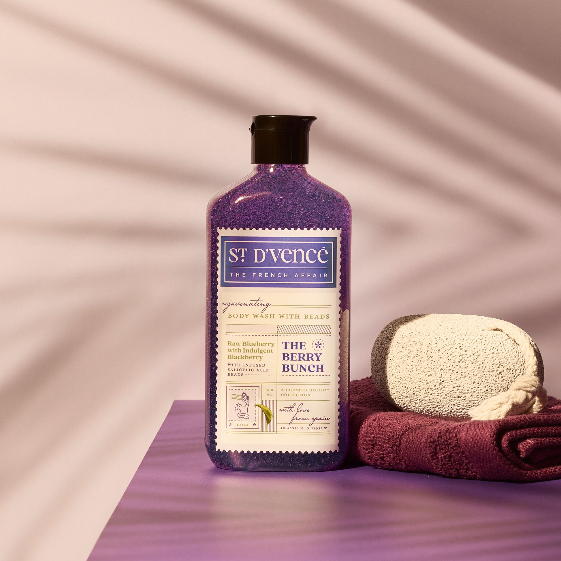 St. D'vencé The Berry Bunch Body Wash With Salicylic Acid Beads
