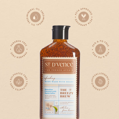 St. D'vencé The Breezy Brew Body Wash With Salicylic Acid Beads