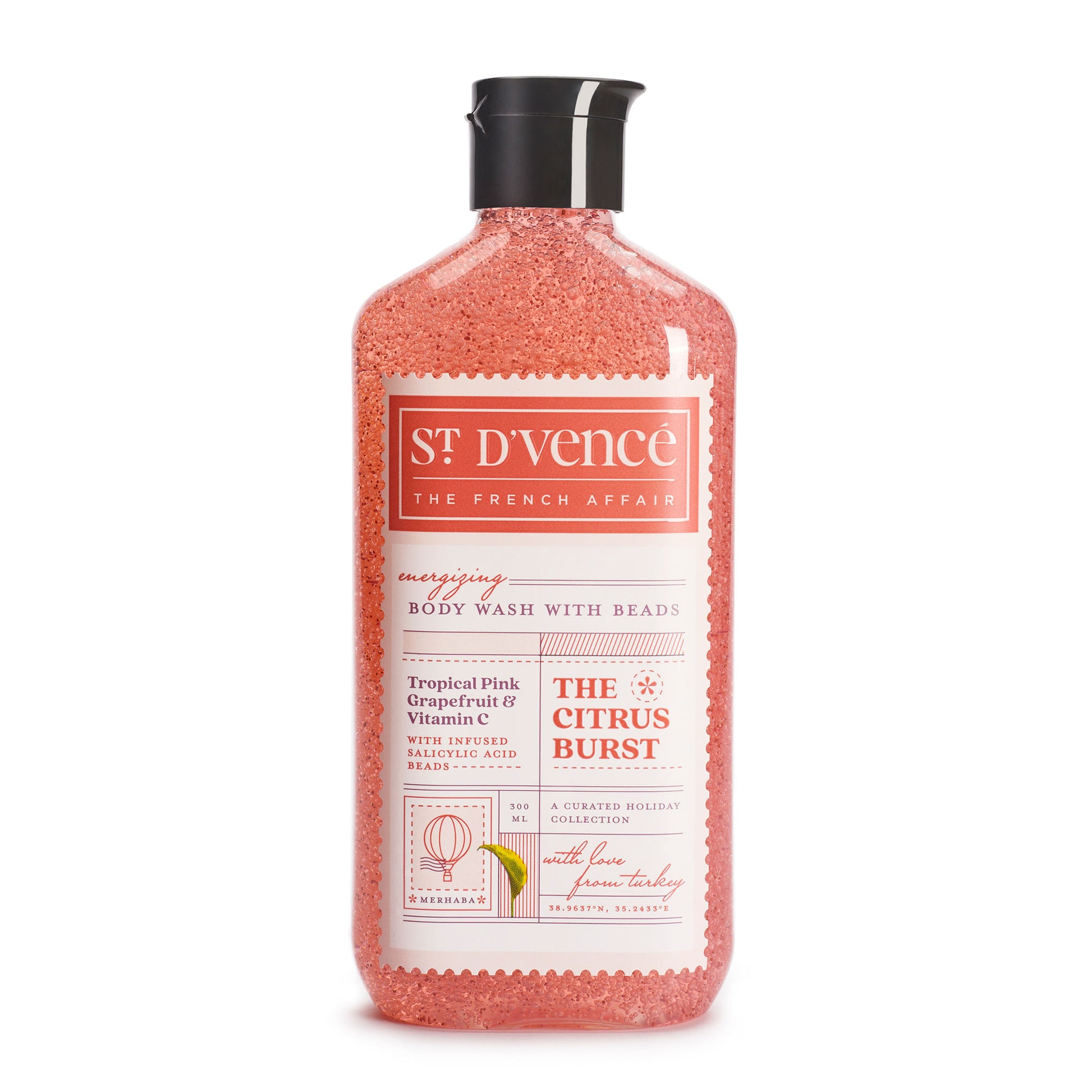 St. D'vencé The Citrus Burst Body Wash With Salicylic Acid Beads