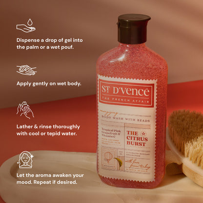 St. D'vencé The Citrus Burst Body Wash With Salicylic Acid Beads