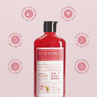 St. D'vencé The Bliss Berry Body Wash With Salicylic Acid Beads
