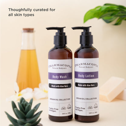 Kimirica Pharmacopia Argan Oil & Aloe Vera Organic Body Wash, 100% Vegan And Paraben Free