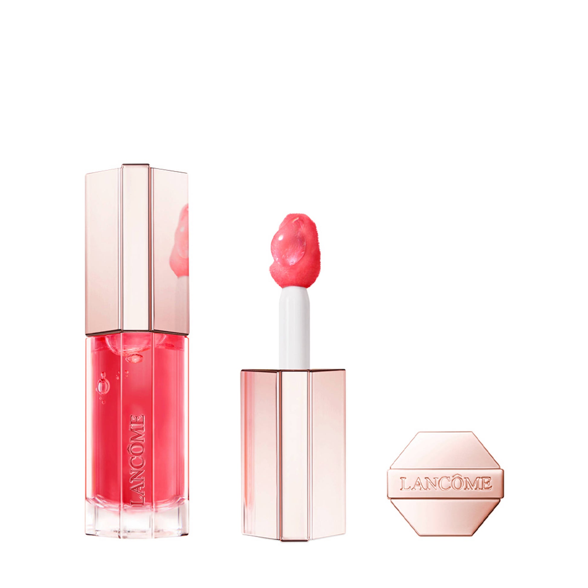 Lancome Lip Idole Juicytreat Hydrating Lip Gloss - Shade High Shine Balm - 12 Bright Tangerine