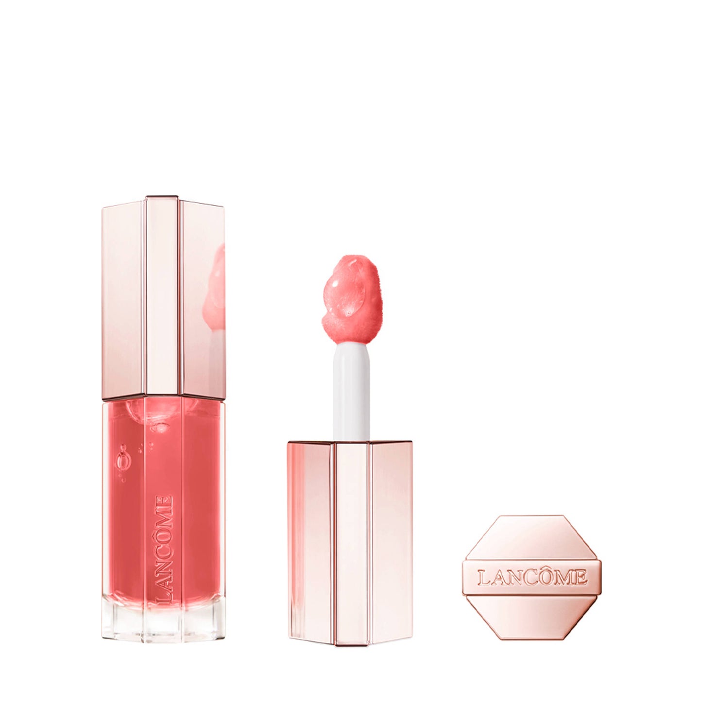 Lancome Lip Idole Juicytreat Hydrating Lip Gloss - Shade High Shine Balm - 28 Rosy Ph-Reactiv