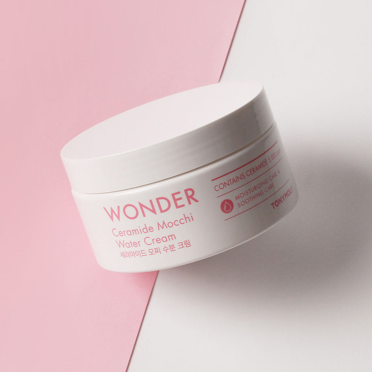 TONYMOLY Korean Wonder Ceramide Mochi Water Cream-Gel Moisturiser with Aloe to Hydrate Dry Skin