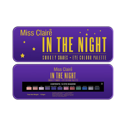Miss Claire In The Night Smokey Shades Eye Contour Palette - 3