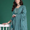 Dhiyona IE Ethnic Motifs Pure Cotton Kurta with Trousers & Dupatta