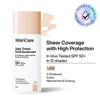 WishCare Daily Fluid Tinted Sunscreen SPF50PA++++ Broad Spectrum Protection for All Skin Types- L101 - L102