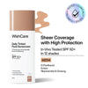 WishCare Daily Fluid Tinted Sunscreen SPF50PA++++ Broad Spectrum Protection for All Skin Types - M204