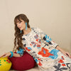 Indyancart IE Printed Kurta & Trouser Co-Ords Set