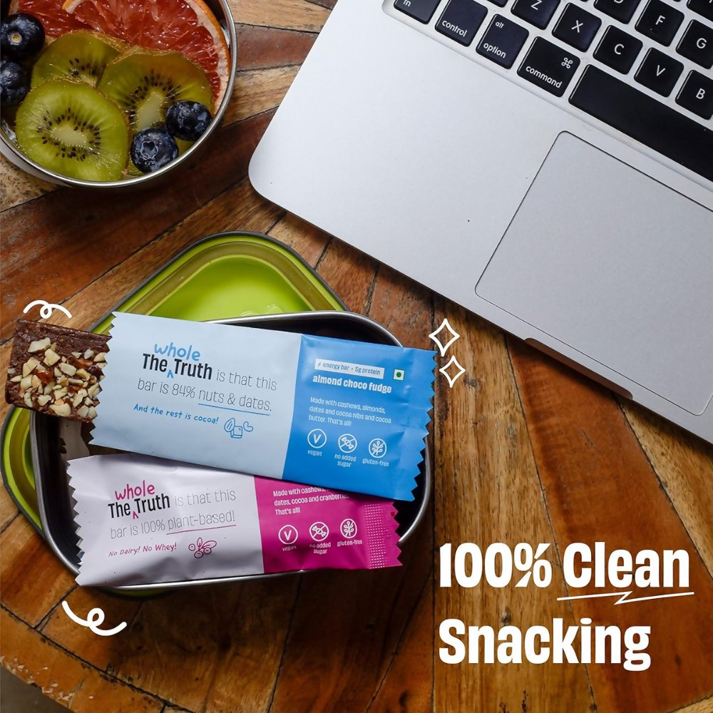 The Whole Truth Energy Bars - Supersaver Pack All-Flavours