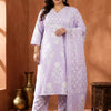 Indyancart Women's Floral Printed Regular Pure Cotton Kurta with Trousers & With Dupatta