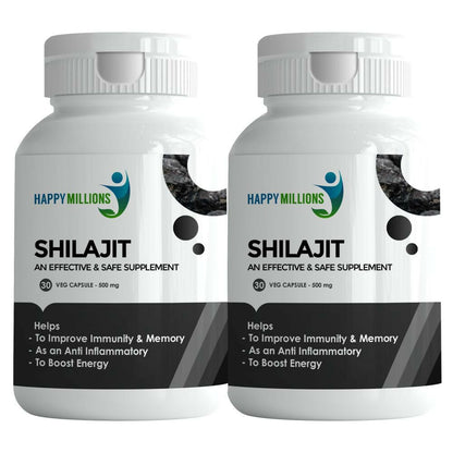 HappyMillions SJ Capsules ?Herbal Wellness Supplement for Vitality