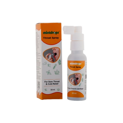 Mintdrops Throat Spray (For Sore Throat Relief)