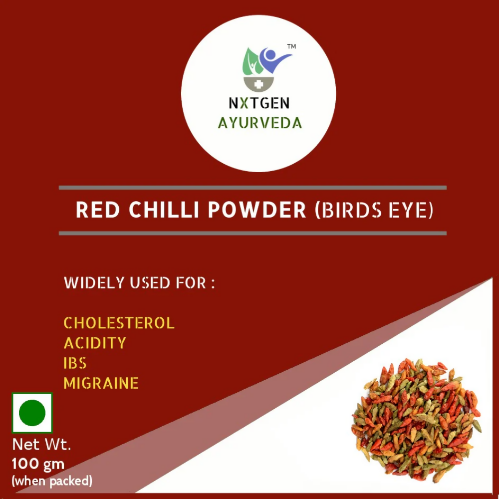 Nxtgen Ayurveda Red Chili Powder (Bird's eye)