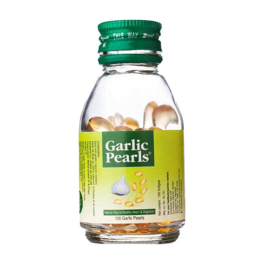 Sun Pharma Garlic Pearls Capsules - Indyancart