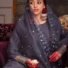 Indyancart IE Women Floral Embroidered Regular Thread Work Kurta with Trousers & With Dupatta
