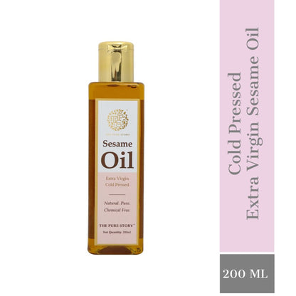 The Pure Story Natural Cold Pressed Oil for Hair & Skin with Seasame