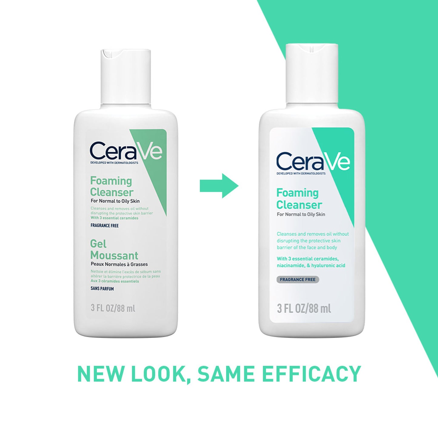 CeraVe Foaming Cleanser Face Wash For Oily Skin with Ceramides, Dermatologist Recommended