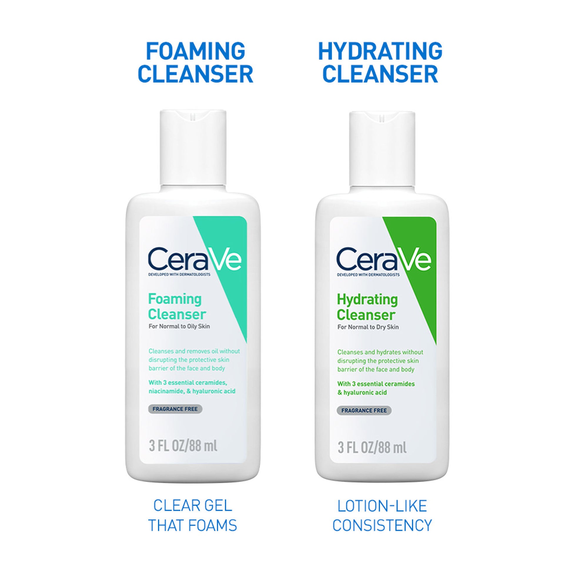 CeraVe Foaming Cleanser Face Wash For Oily Skin with Ceramides, Dermatologist Recommended