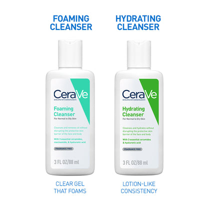 CeraVe Foaming Cleanser Face Wash For Oily Skin with Ceramides, Dermatologist Recommended