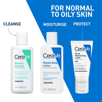 CeraVe Foaming Cleanser Face Wash For Oily Skin with Ceramides, Dermatologist Recommended