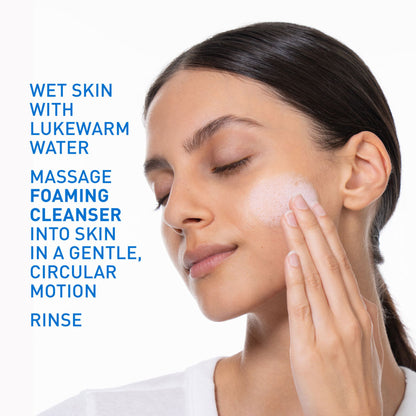 CeraVe Foaming Cleanser Face Wash For Oily Skin with Ceramides, Dermatologist Recommended