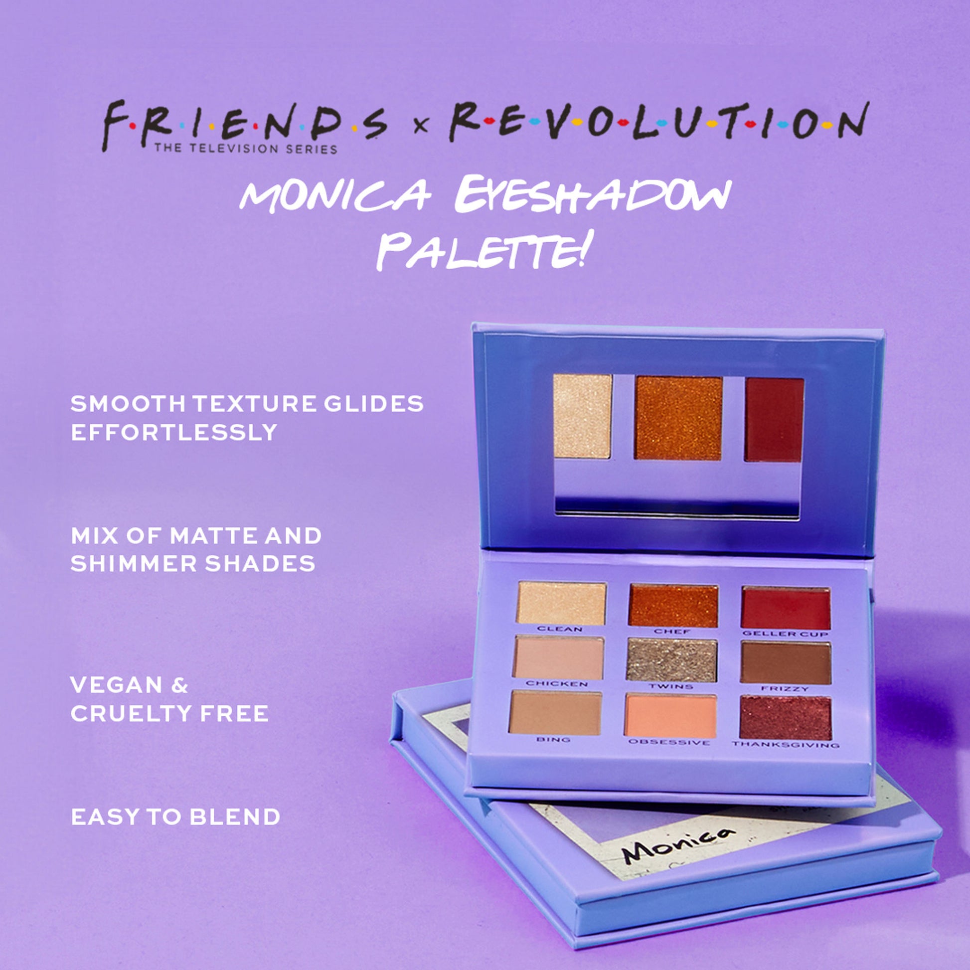 Makeup Revolution X Friends Palette - Monica