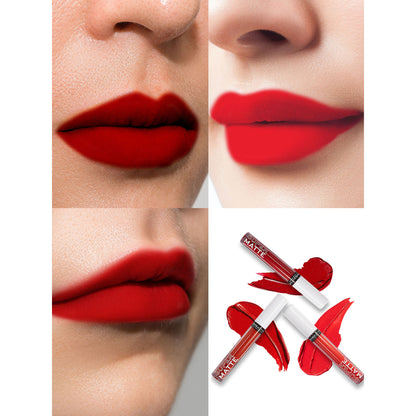 Makeup Revolution Relove Supermatte Liquid Lip Set - Heat