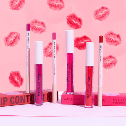 Makeup Revolution Lip Contour Kit - Fierce Wine