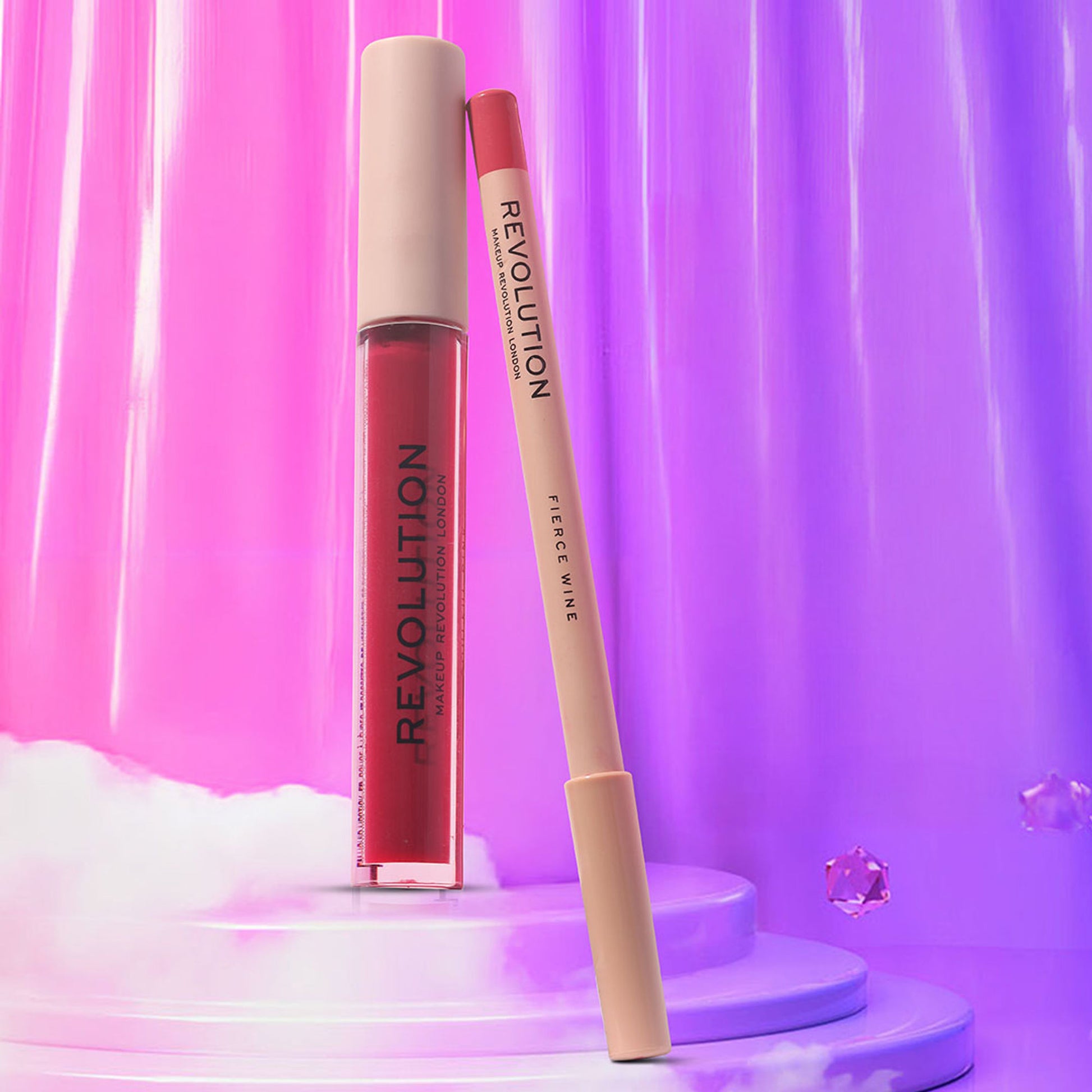 Makeup Revolution Lip Contour Kit - Fierce Wine
