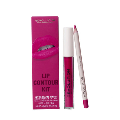 Makeup Revolution Lip Contour Kit - Fierce Wine