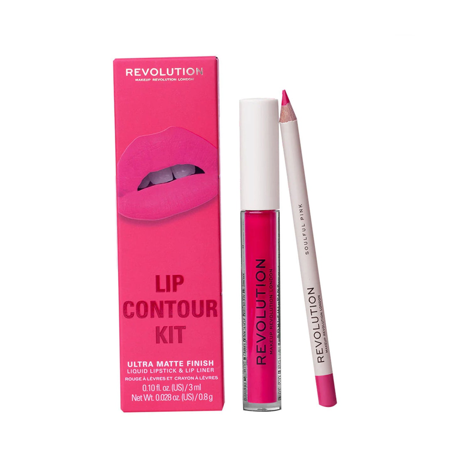 Makeup Revolution Lip Contour Kit - Soulful Pink