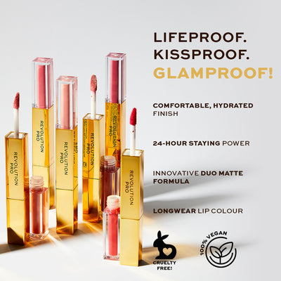 Revolution Pro Supreme Stay 24h Lip Duo Lipstick - Struck