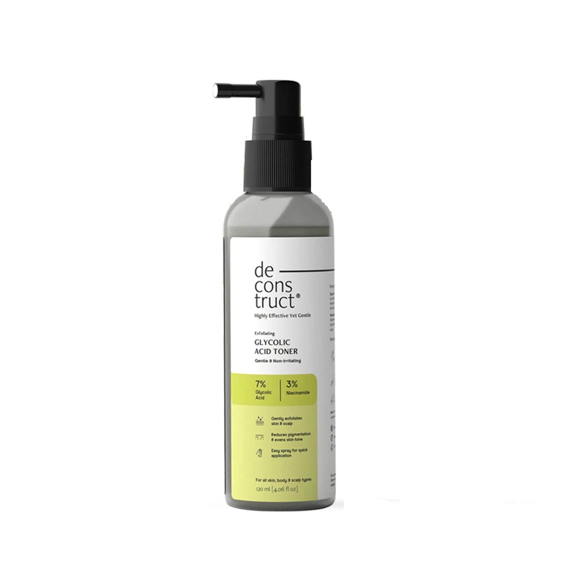 Deconstruct 7% Glycolic Acid Toner With 3% Niacinamide For Even & Glowing Skin