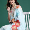 Dhiyona IE Ethnic Motifs Embroidered Thread Work Kurta with Trousers & With Dupatta