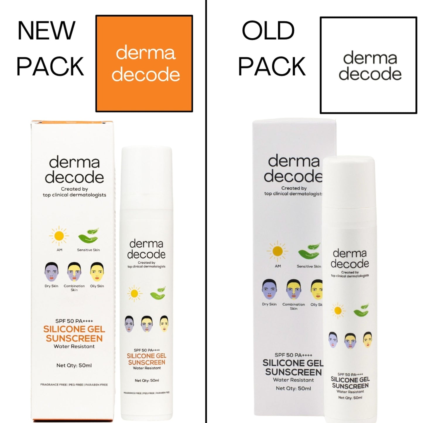 Derma Decode Silicone Waterproof Sunscreen SPF 50 PA++++