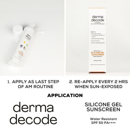 Derma Decode Silicone Waterproof Sunscreen SPF 50 PA++++