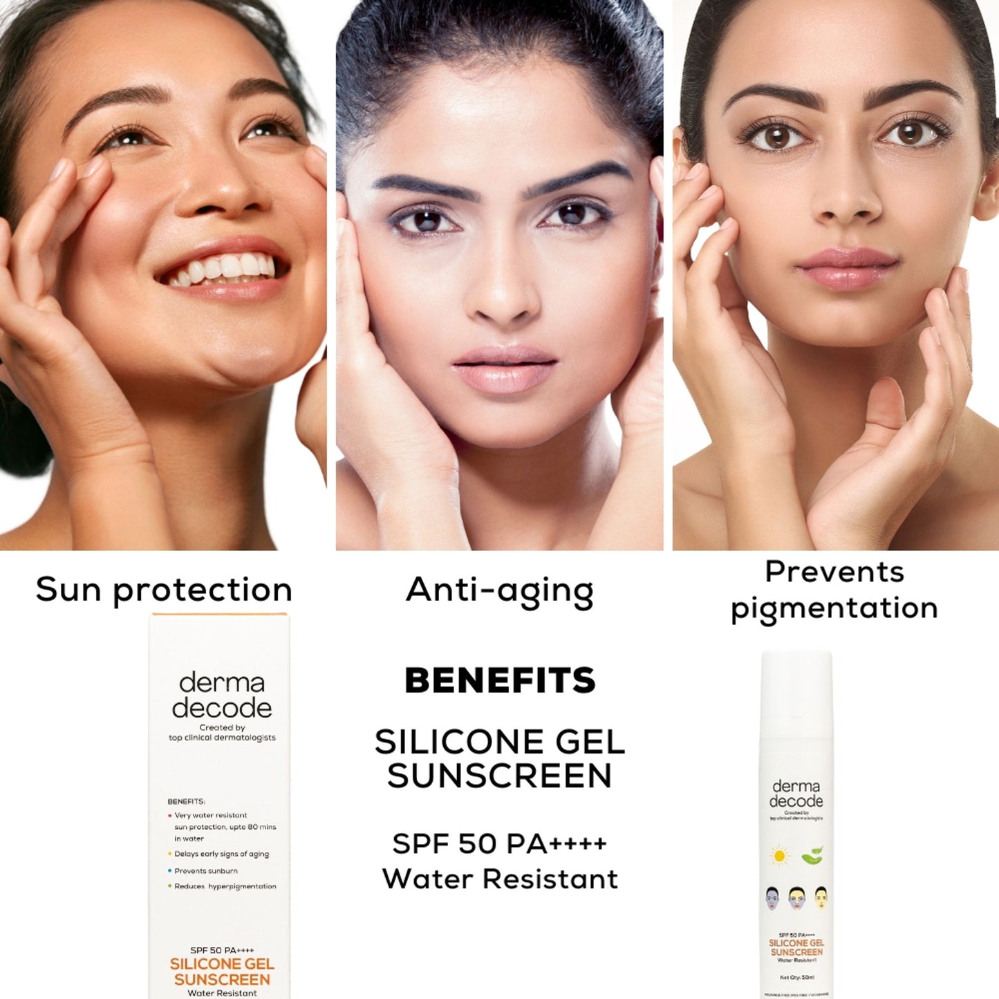 Derma Decode Silicone Waterproof Sunscreen SPF 50 PA++++