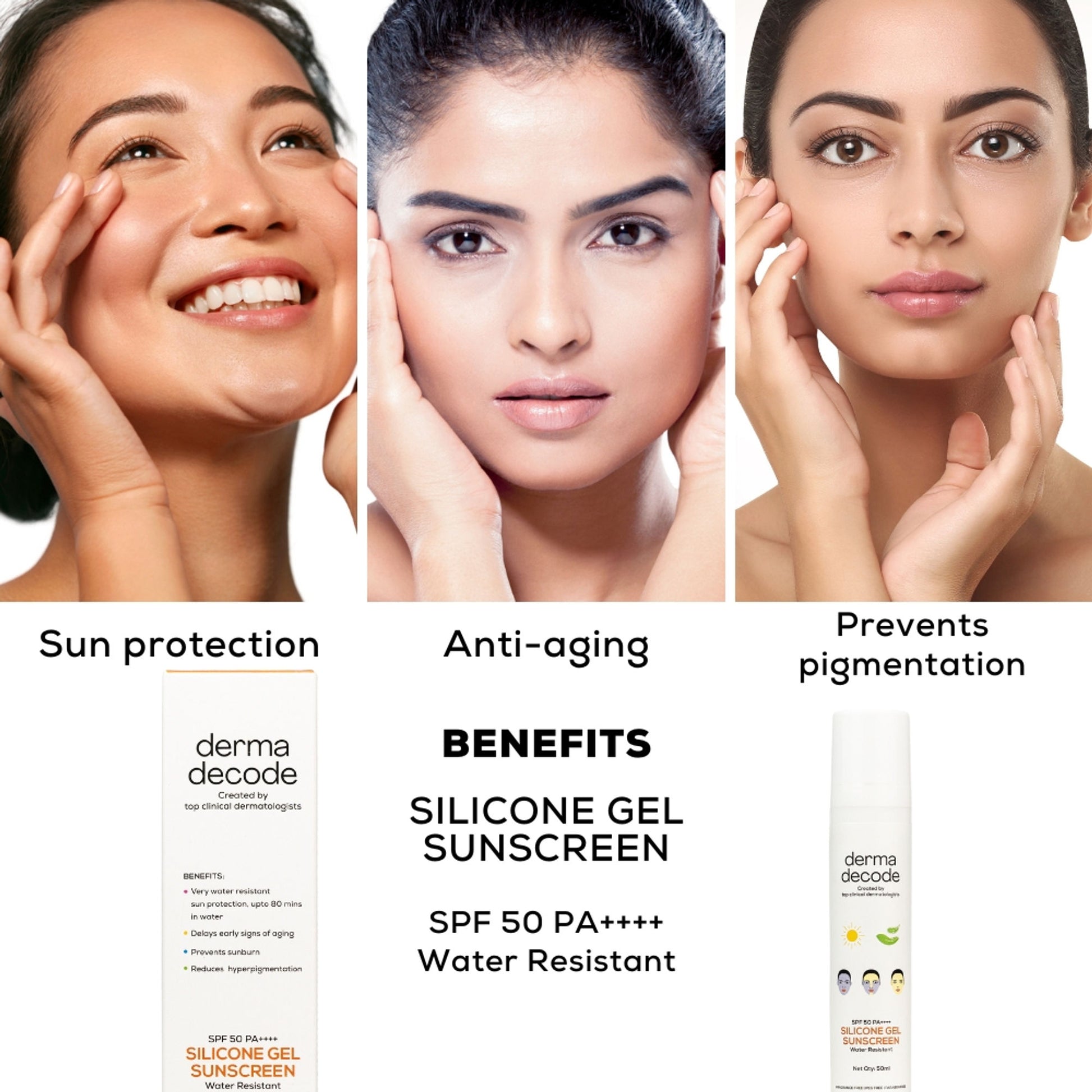 Derma Decode Silicone Waterproof Sunscreen SPF 50 PA++++