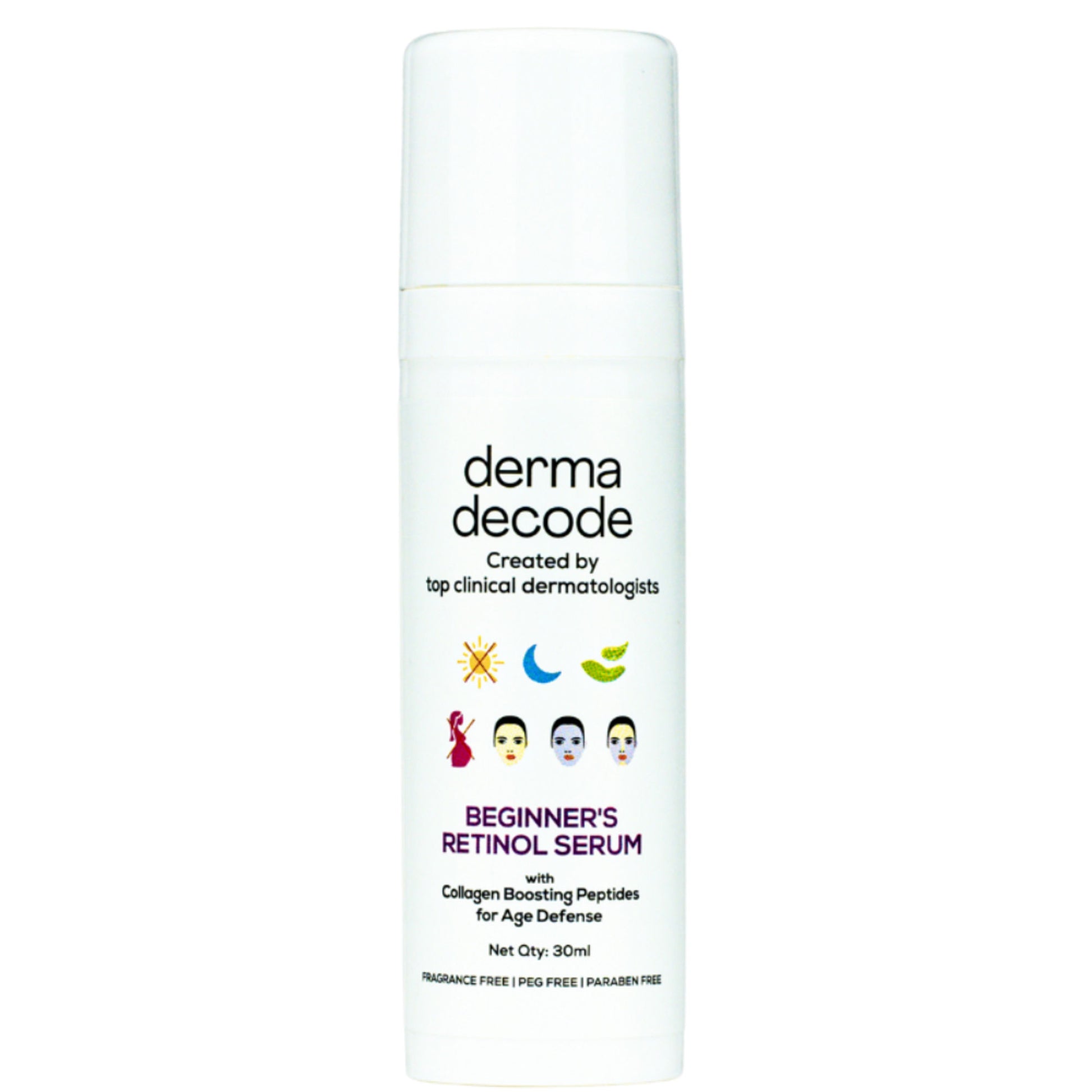 Derma Decode 0.5% Retinol Face Serum Reduces Fine Lines And Boosts Collagen Anti Aging Serum