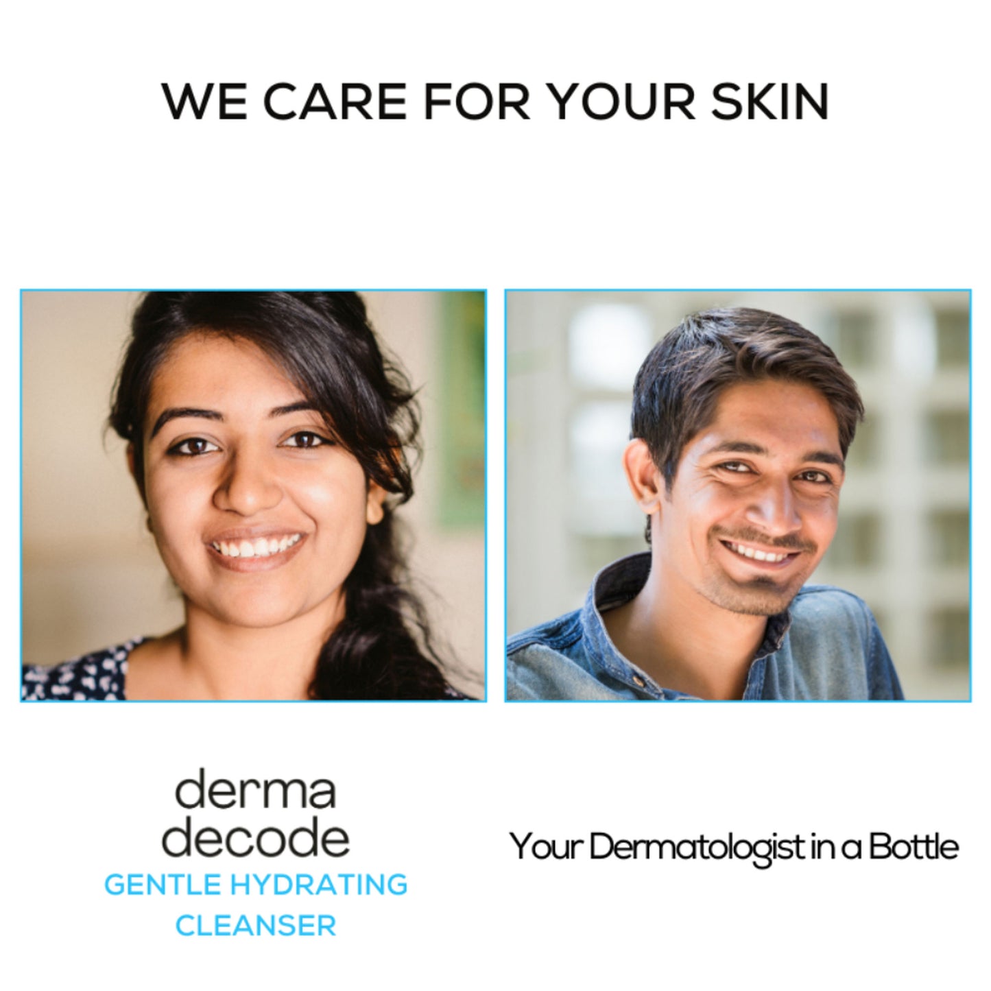 Derma Decode Face Wash for Dry Skin with Hydrating Ingredients Gentle Cleanser for Smooth Soft Skin