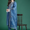 Dhiyona IE Ethnic Motifs Embroidered Kurta with Trousers & Dupatta