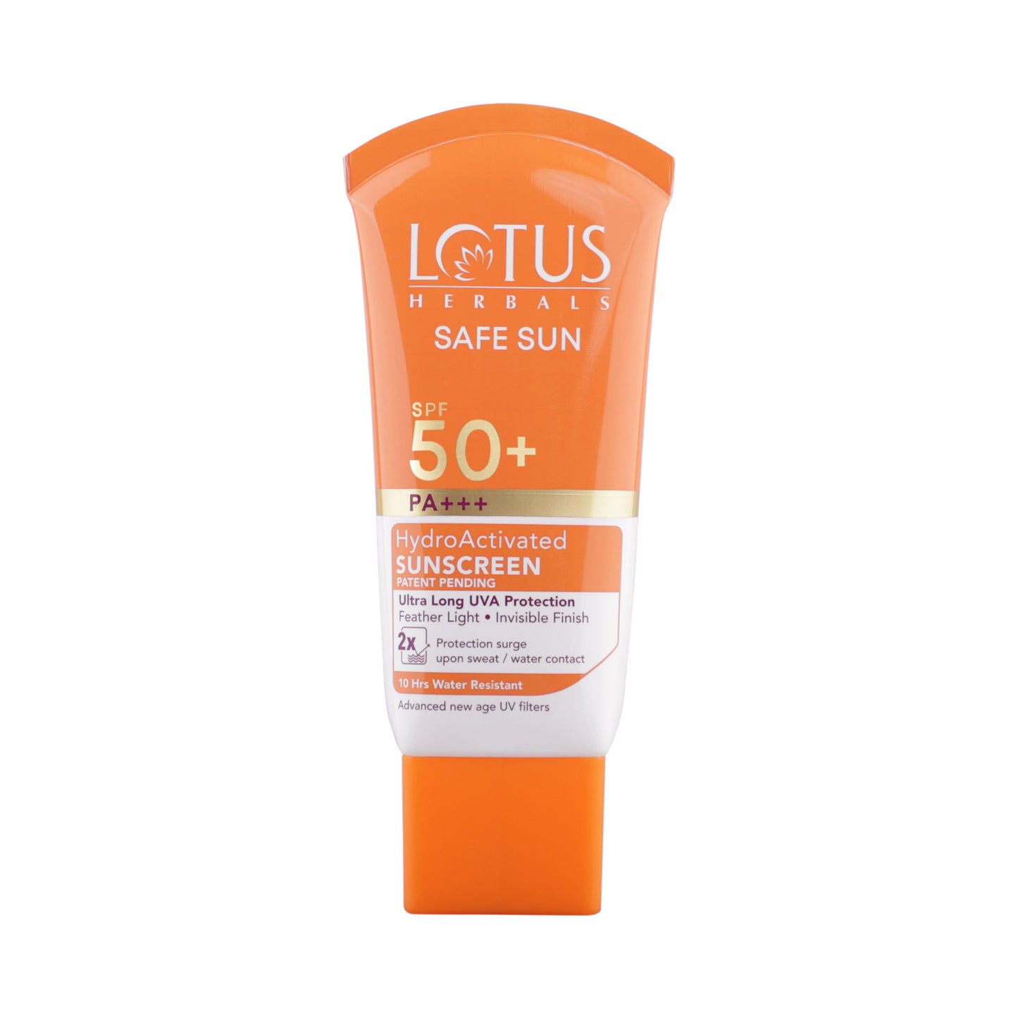 Lotus Herbals Safe Sun Hydro Activated Sunscreen SPF 50+ PA+++ & 10 Hr Water Resistant
