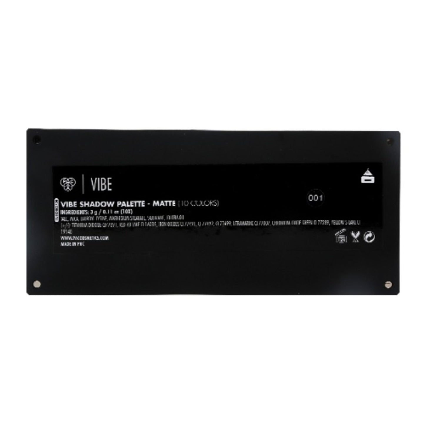 PAC Vibe Matte Eyeshadow X10 - 01